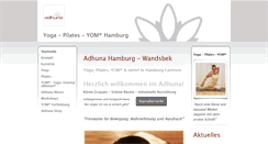 Desktop Screenshot of adhuna.de